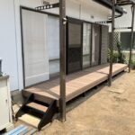 ウッドデッキ設置で広びろ〜快適